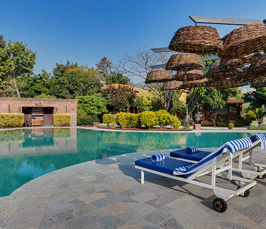 swimming pool at corbett